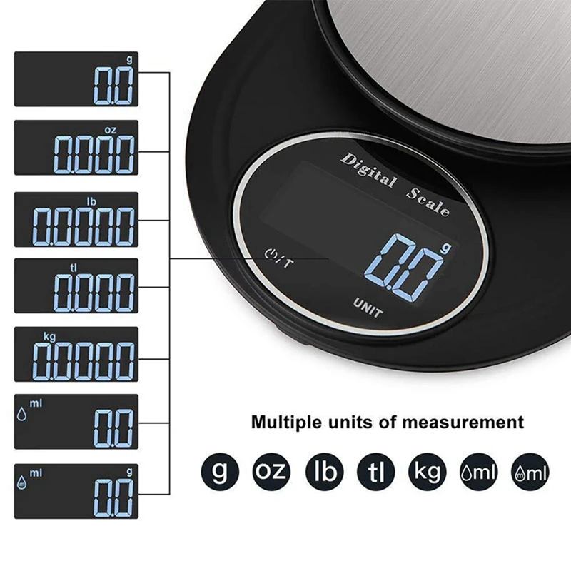 

1 Pcs 5Kg/0.1G LCD Digital Scale & 1 Pcs Bamboo Cheese Board Set