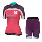 Комплект женской велосипедной одежды, летняя одежда для велоспорта с защитой от УФ излучения, быстросохнущая одежда для горных велосипедов