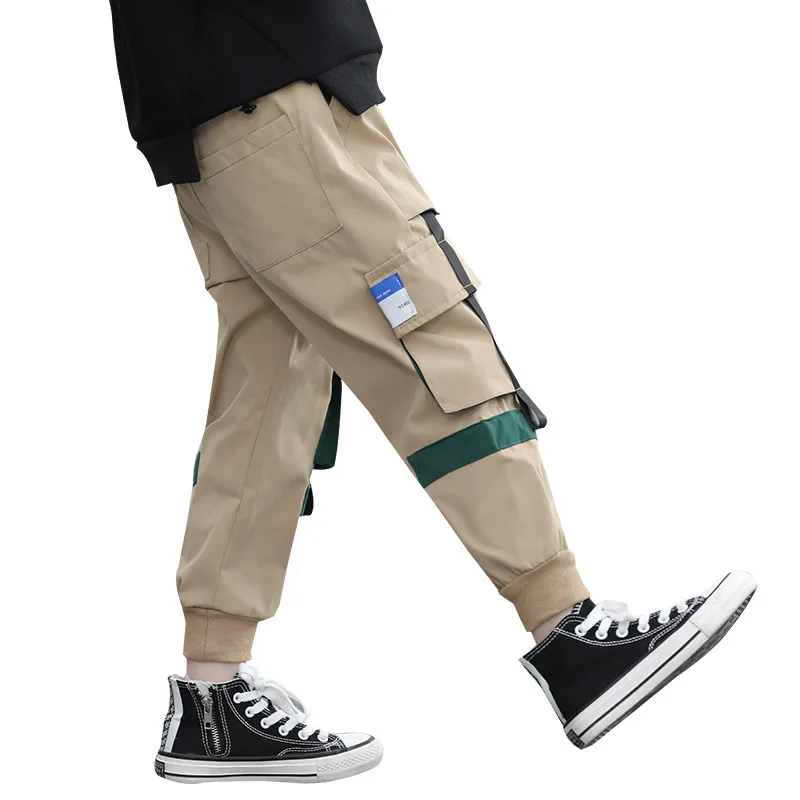 

New Slim Spring Autumn Casual Pants Boys Kids Trousers Children Clothing Teenagers Sport In Stock High Quality