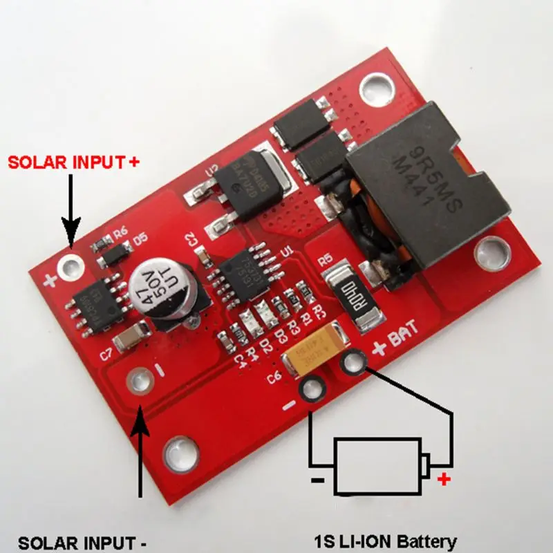 12V MPPT Панель управления солнечной панелью 3 серии литий ионный аккумулятор 18650