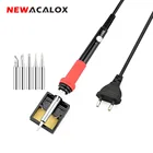 Паяльник Электрический NEWACALOX, 220 В110 В, 60 Вт, 5 шт. бессвинцовых наконечников