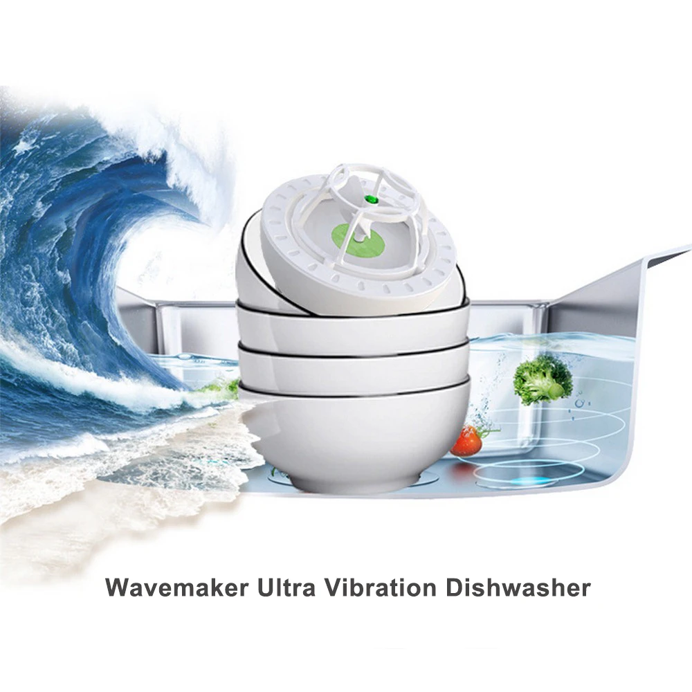Ультразвуковая мини-машина для мытья фруктов овощей автоматическая USB