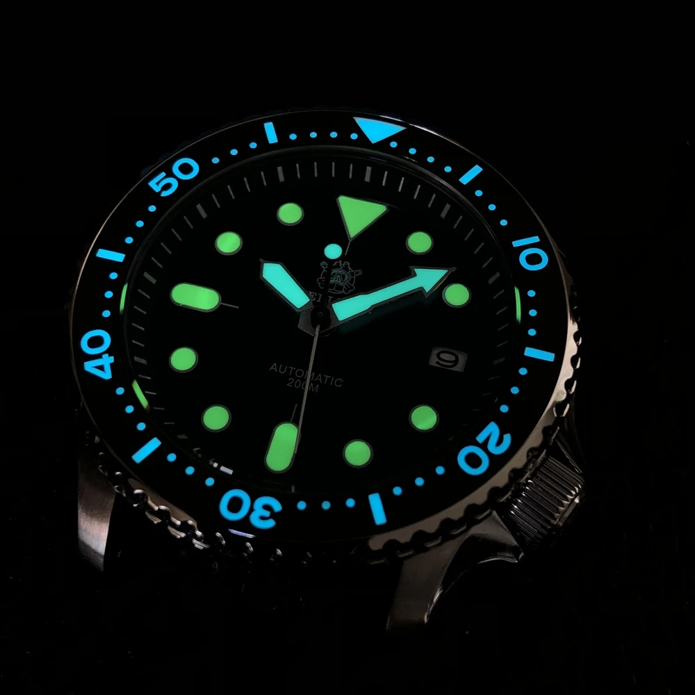 Часы STEELDIVE Diver 1996 SKX007 механические Автоматические часы без логотипа NH35 сапфировые