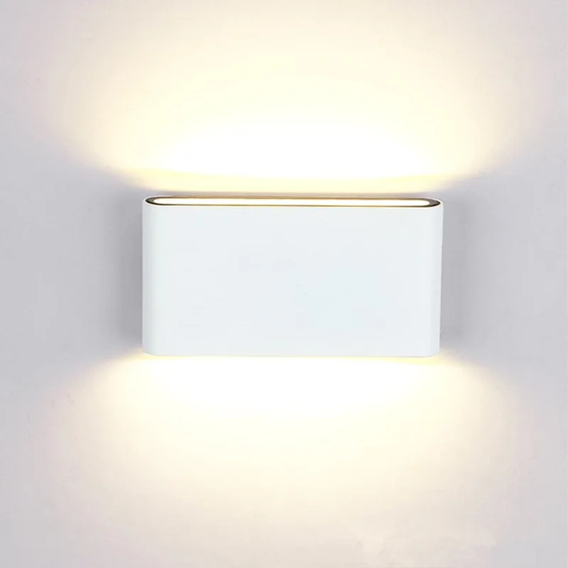 4 шт. современный светодиодный настенный светильник IP65 110V 220V 7W 18W вилла сад Corride