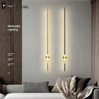 led wall light l60 l80 l100 l120cm modern wall lamp for aisle corridor lamp bedroom bedside living room bedroom led luminaires