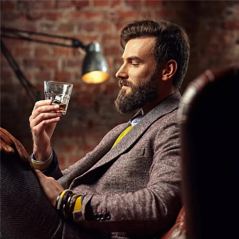 

Stainless Steel Ice Cubes, Reusable Chilling Stones for Whiskey Wine, Keep Your Drink Cold Longer, SGS Test Pass