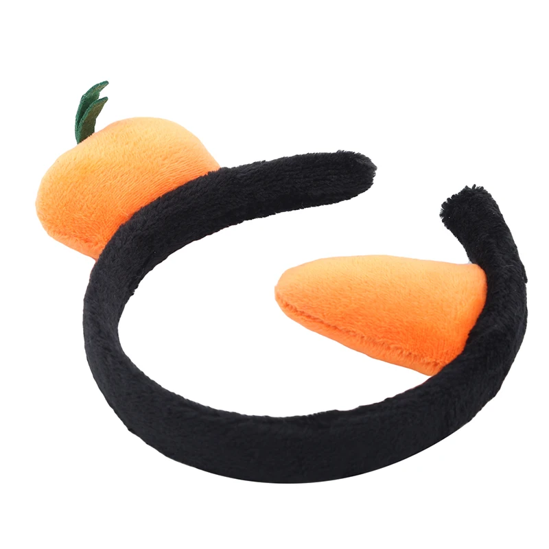 Корейские милые Мультяшные ободки для женщин морковь рыба через голову повязки