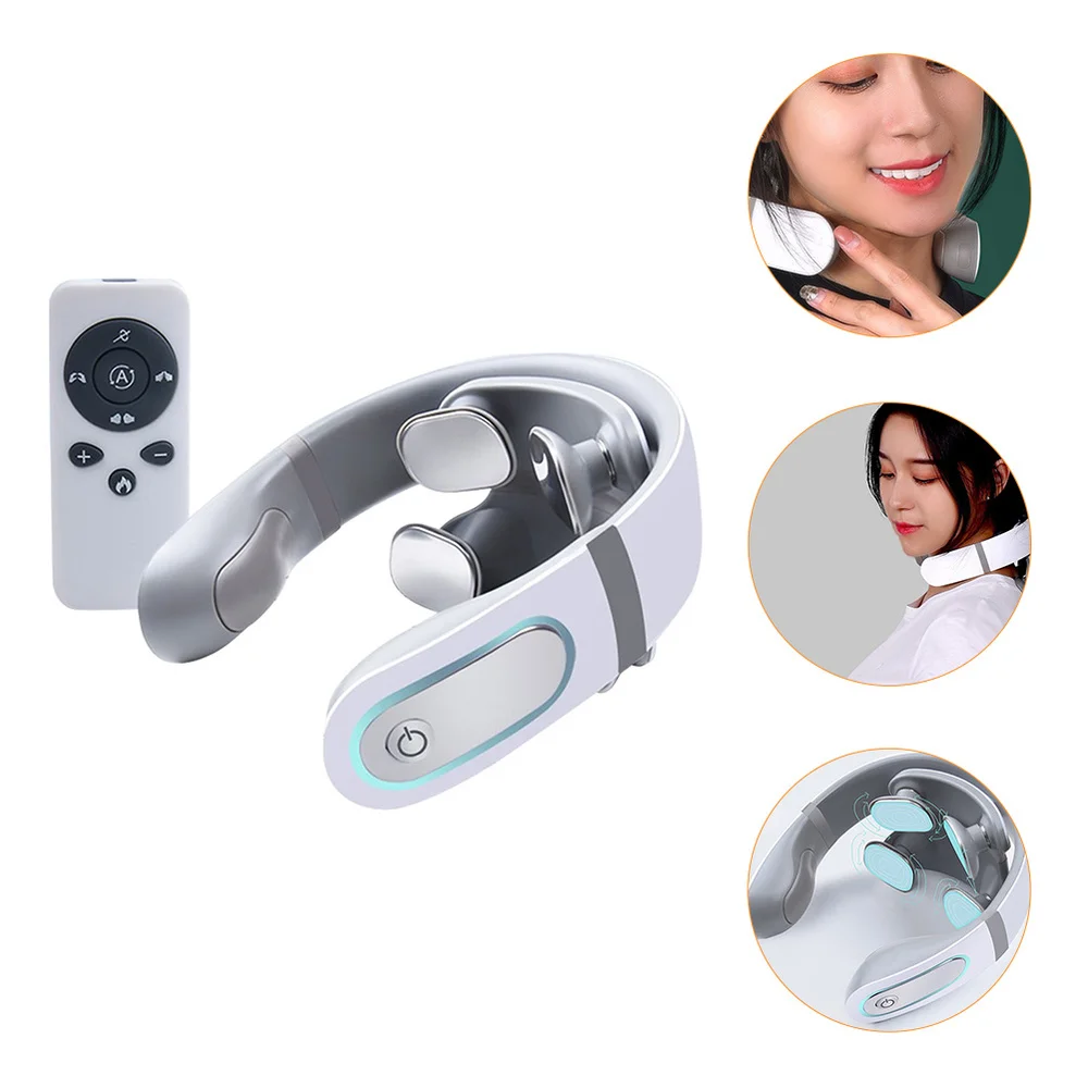 1 Set Intelligent Neck Massager Heating Vibration Tool Vibration Massager