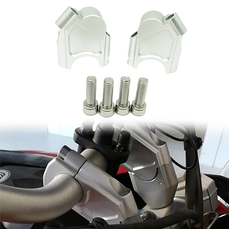 

For BMW F800GS Adventure 2014-2018 F800GT F800 F 800 GS/GT ADV Handlebar Hand Bar Heighten Riser Clamp Mount Adapter Extend