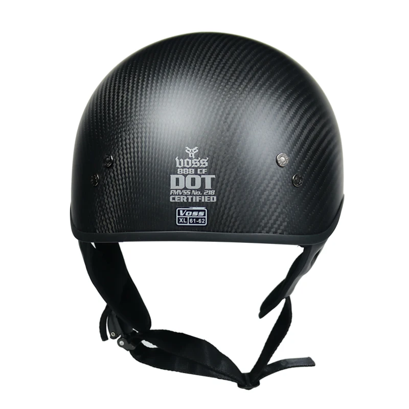  New Retro Carbon Fibre Helmets for women and men Motorcycle half helmet Electric safety with Bongrace | Автомобили и мотоциклы