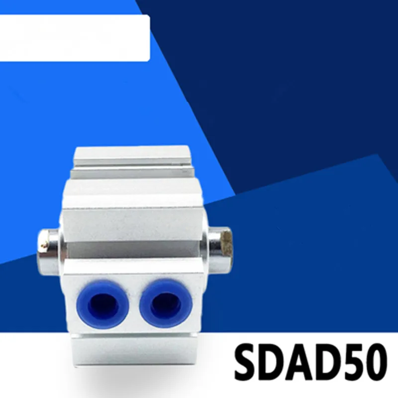 SDAD Пневматический воздушный тонкий цилиндр SDAD50 5 10 15 20 25 30 35 40 80|Двигатель
