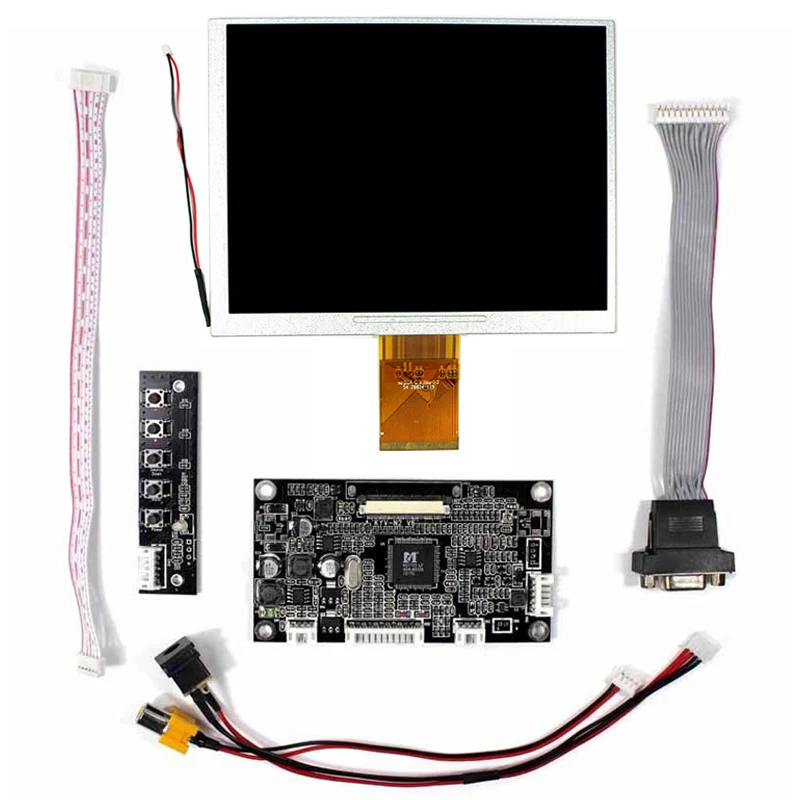 

Latumab 7" A070SN02 800×600 LCD Display Screen Monitor with / without KYV-N2 V6 VGA+AV Driver Board Control Monitor Kit