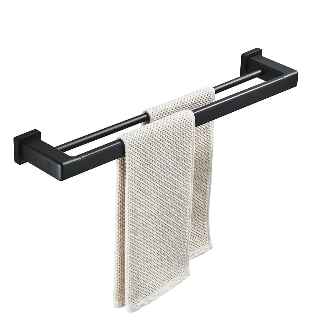 Черный матовый набор аксессуаров для ванной комнаты Космический алюминиевый