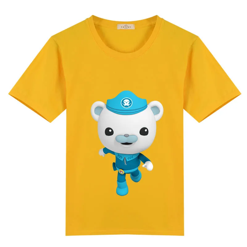 2020 От 2 до 8 лет Octonauts для ребенка с короткими рукавами 100% хлопок Уточки футболка