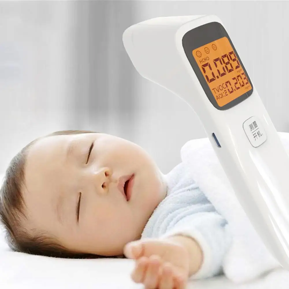 

3-in-1 Portable Formaldehyde Detector USB Charging Intelligent Air Quality Monitor for AQI HCHO TVOC