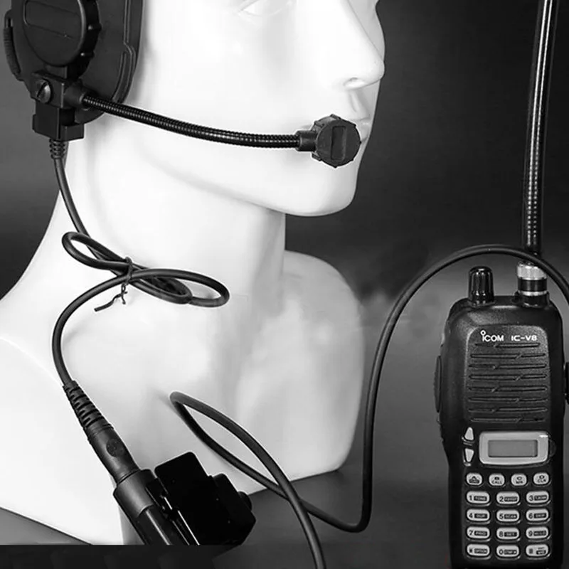 tactical u94 ppt headset accessory motorola midland phone icom kenwoodbaofeng plug interphone walkie talkit push to talk device free global shipping