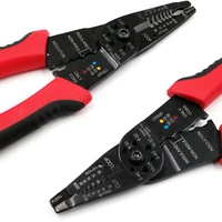 manual wire stripper cutter hand tool wire stripping plier hs 083 terminal connector crimping tool