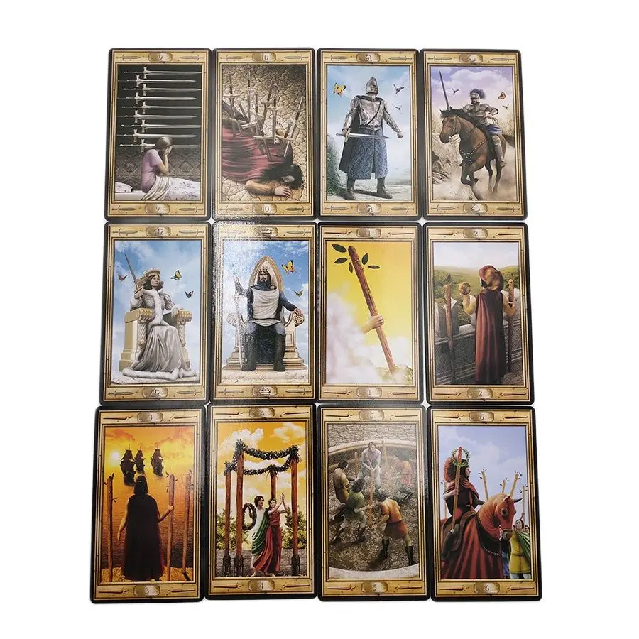 Настольная игра Таро 78 карт английская версия для развлечений и вечевечерние |