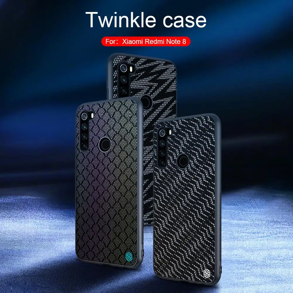Чехол для Xiaomi Redmi Note 8 чехол NILLKIN Twinkle полиэфирный светоотражающий накладка