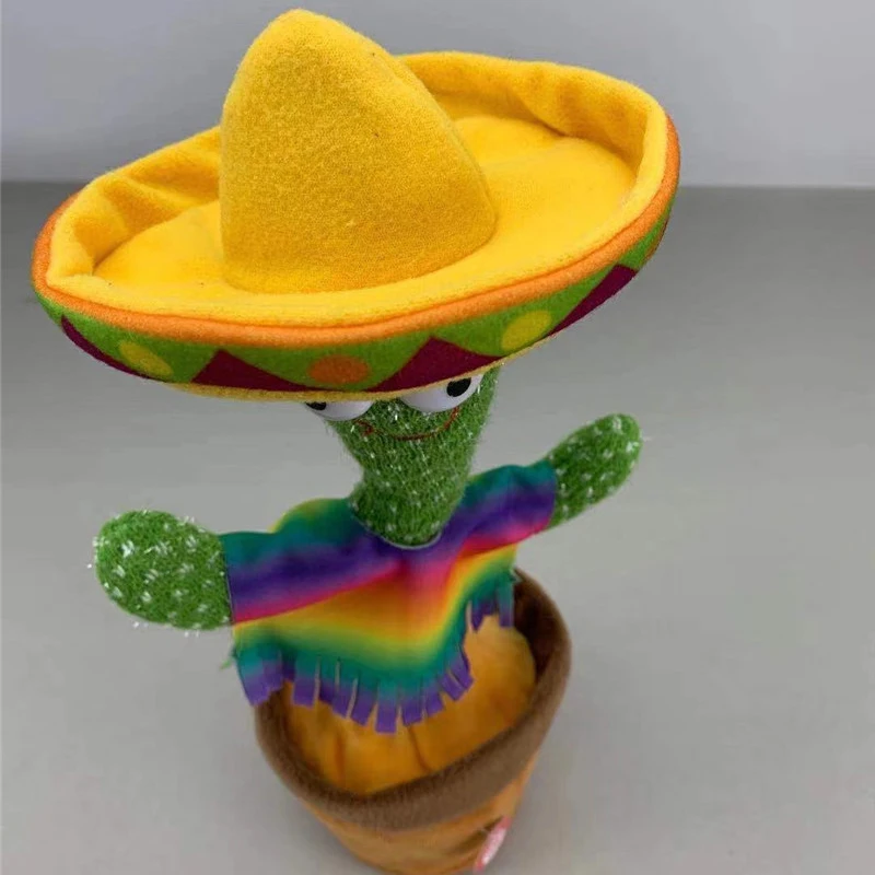 

Hot Cactus Battery Powered Shaking Head Dancing Car Ornament Dashboard Decoration Toy Gift for Kids DO2