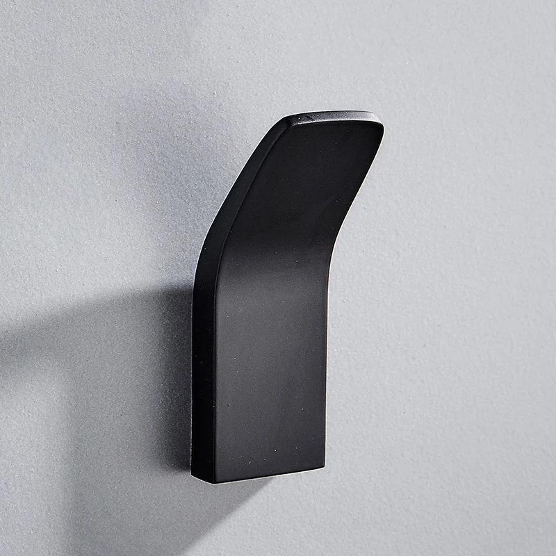 

5 Pcs Premium Adhesive Hooks Heavy Duty Wall Hooks Strong Adhesive Stick-on Towel Hook Bathroom K888