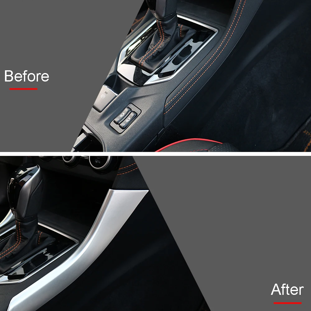 

for Subaru XV Crosstrek 2018 2019 2020 / Impreza 2016-2020 ABS Interior Near Gear Shift Side Decor Cover Trim 2pcs Car Styling