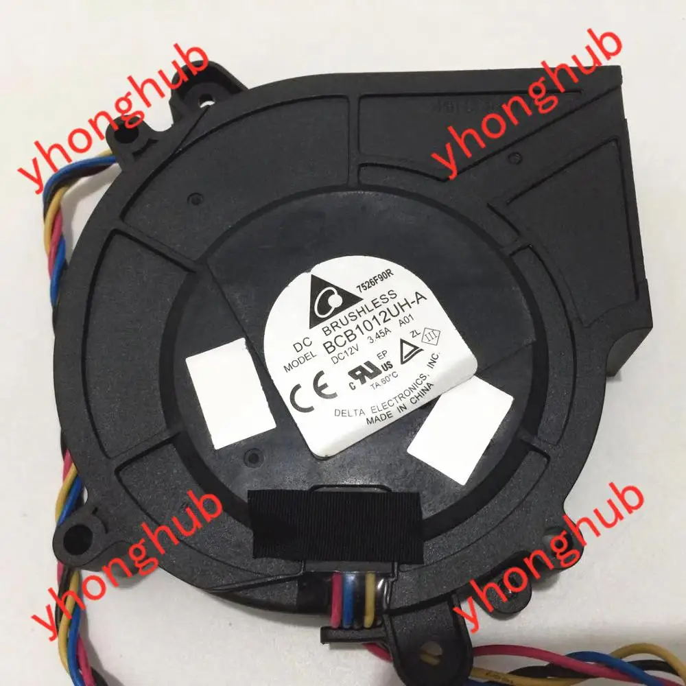 4-проводной вентилятор охлаждения сервера Delta Electronics BCB1012UH-A A01 12 В постоянного тока