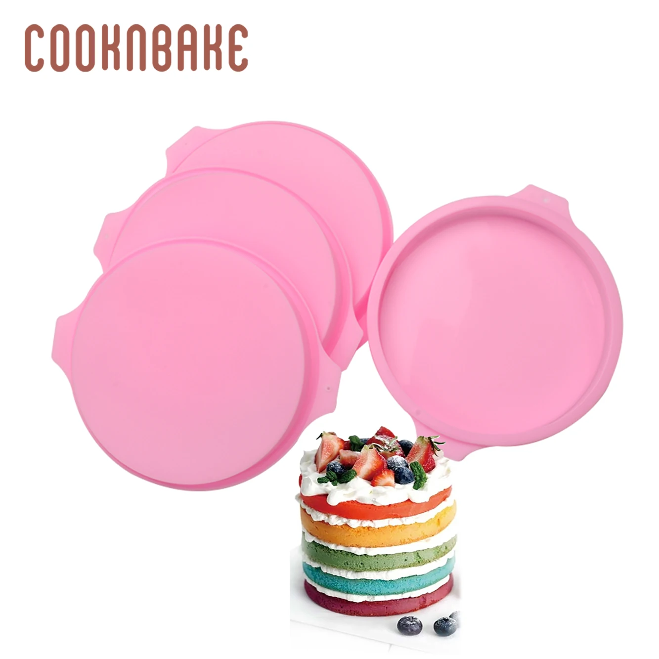 COOKNBAKE силиконовая форма для торта Радуга торты хлеб кондитерский инструмент