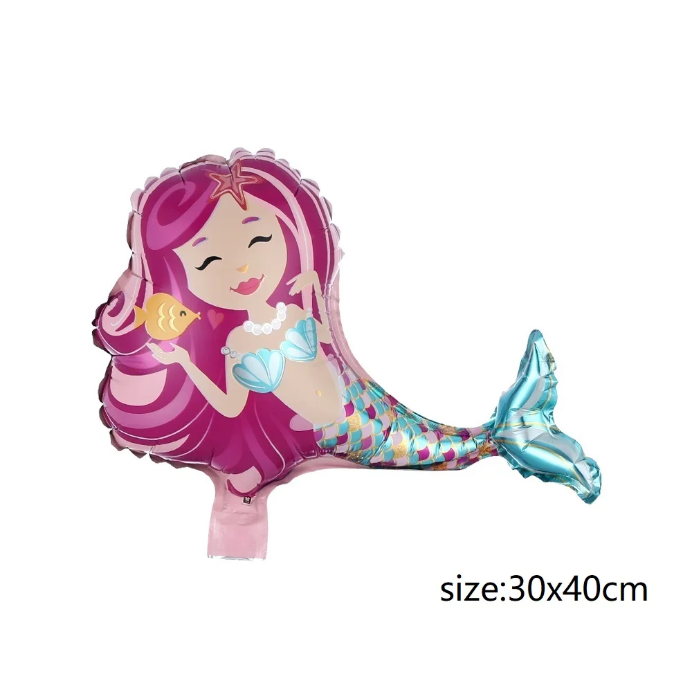 38 шт./компл. мультяшный воздушный шар из фольги в виде маленькой принцессы