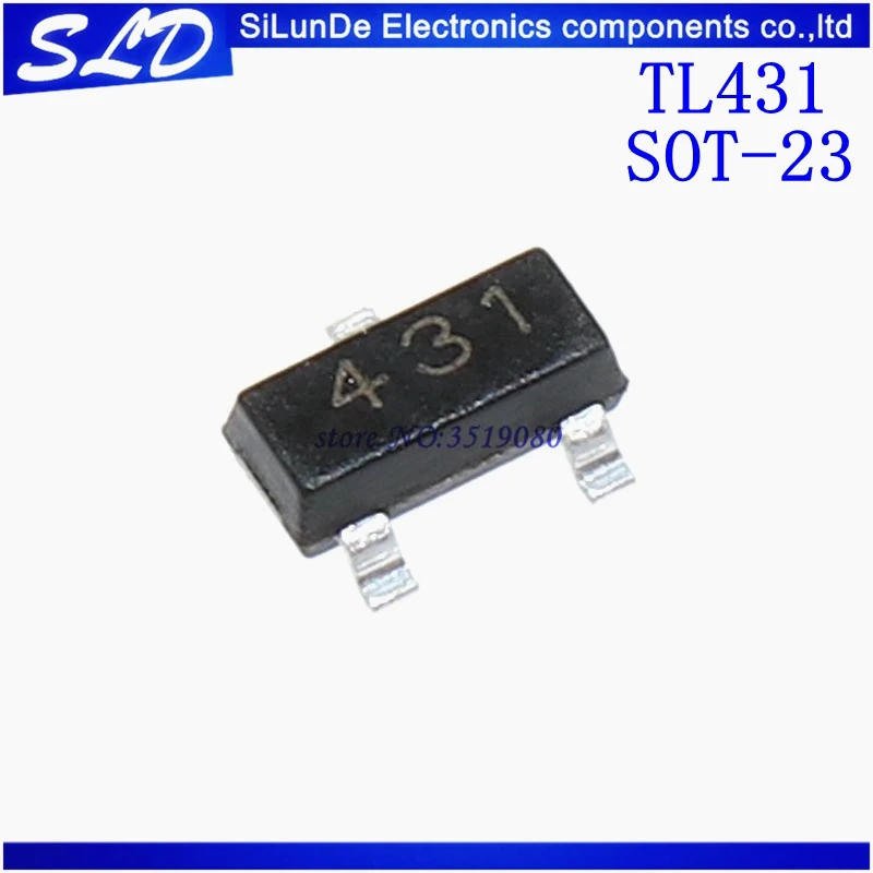Бесплатная доставка 100 шт./лот TL431 SOT TL431A 23 431 SMD новый и оригинальный в