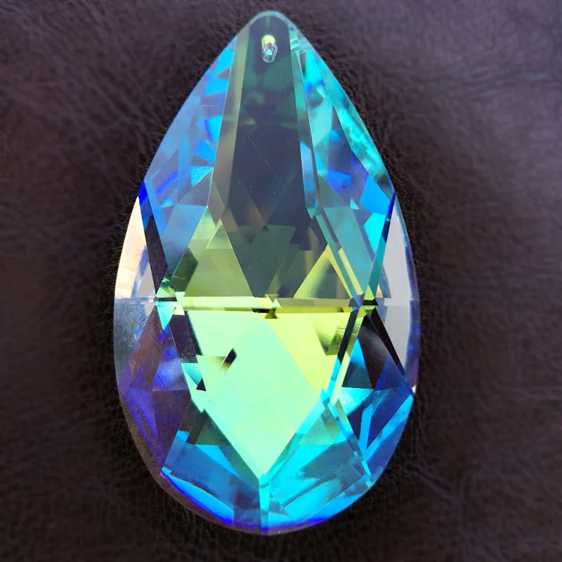

1pc Crystal Hanging Suncatcher 76mm Chandelier Parts Prism Drops Pendant Home Wedding Window Decor Figurine DIY Rainbow Ornament