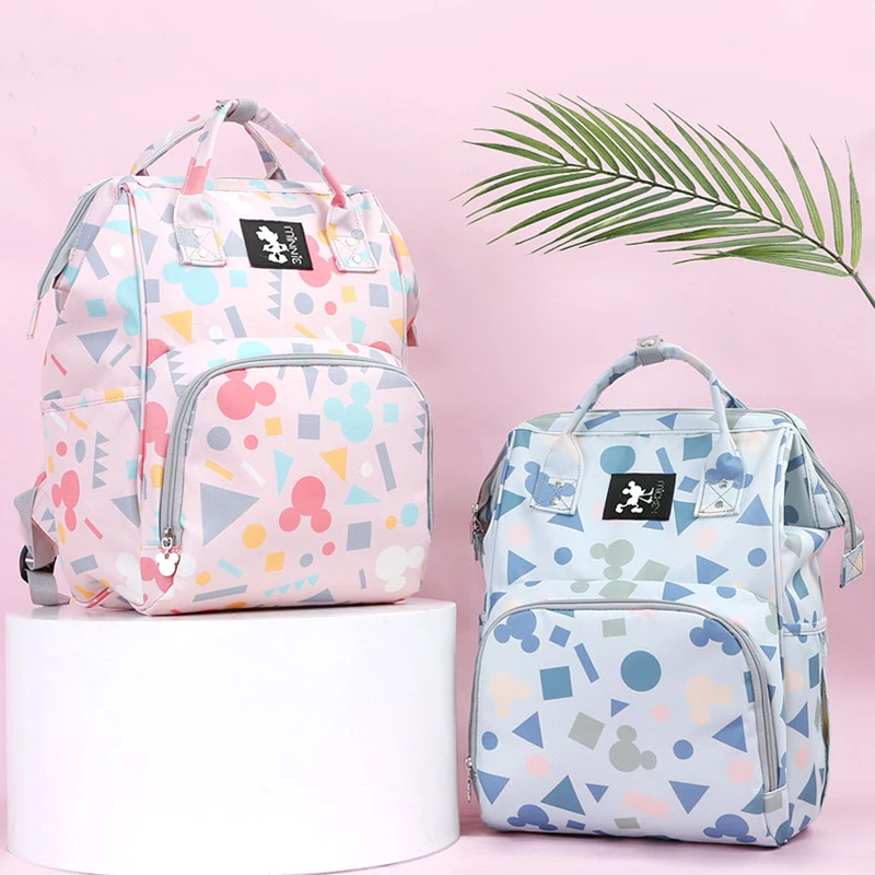 Сумка для детских подгузников Disney рюкзак мам Вместительная дорожная сумка