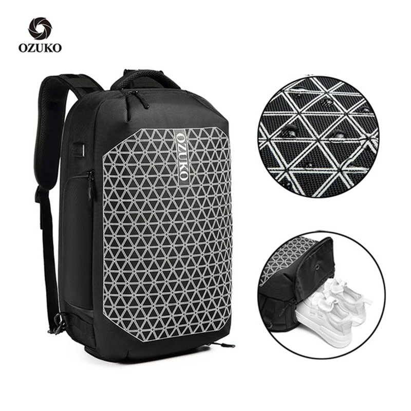 Модный мужской рюкзак с защитой от кражи школьный для подростков 15 6 дюймовый