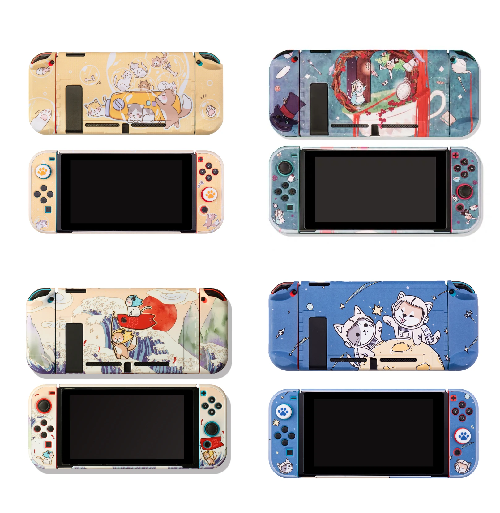 Креативный Жесткий Чехол защитный чехол для Nintendo Switch NS Joycon передней и задней