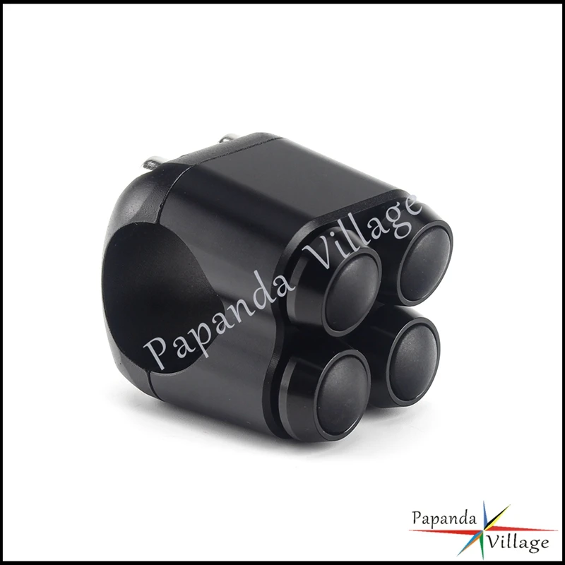 Cafe Racer 7/8 &quot1'' двойная кнопка переключения корпус Тройная Фотографическая