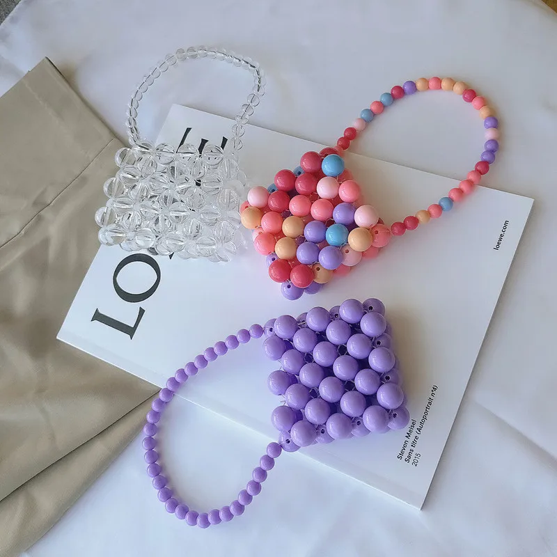 

Брендовая плетеная женская сумка на плечо ручной работы, украшенная бисером, Женская винтажная сумка для вечеринки, маленькая сумка-конвер...