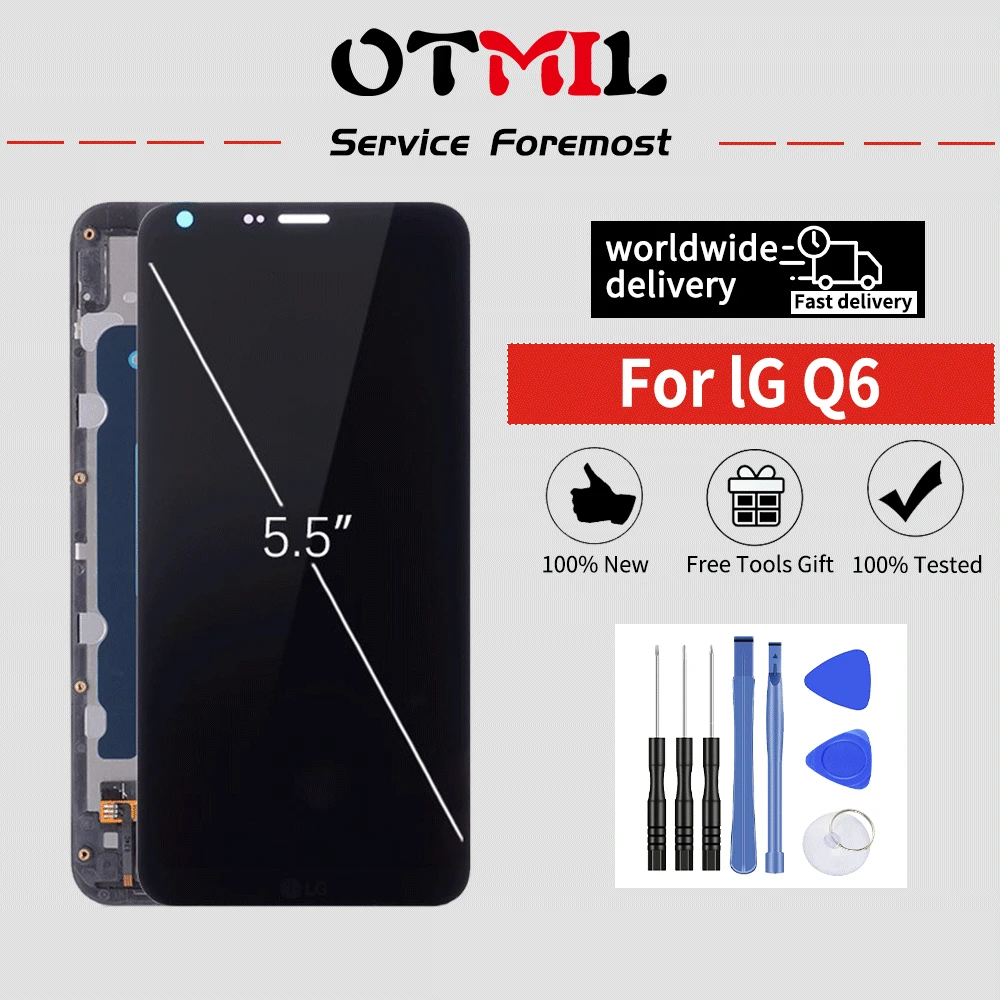 OTMIL 5 "для LG Q6 ЖК-кодирующий преобразователь сенсорного экрана в сборе Замена