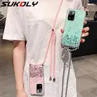 Чехол с блестками для Xiaomi Redmi Note 10 Pro 9 s 8 Mi 11 Ultra 11T 10T Lite Poco F3 X3 Pro