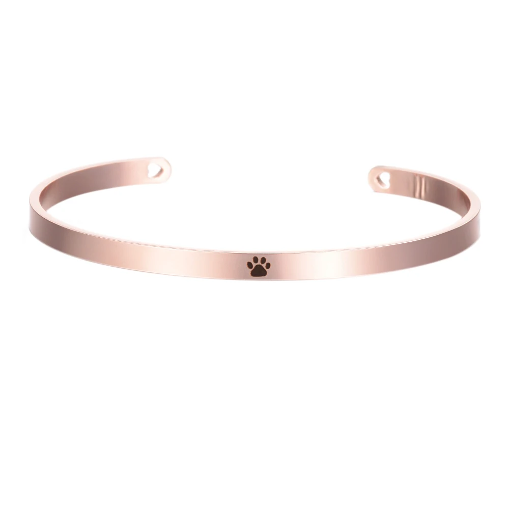 Ширина 4 мм персонализированный пустой браслет из нержавеющей стали с именем