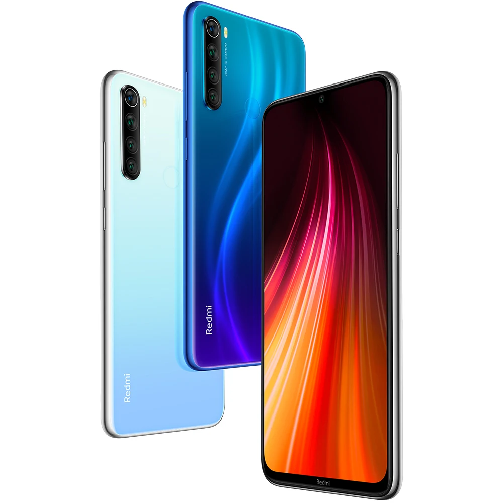 Смартфон Xiaomi Redmi Note 8 с глобальной версией, 4 ГБ, 64 ГБ, 48мп, четыре камеры Snapdragon 665, 4000 мА/ч, 18 Вт, QC 3,0, мобильный телефон