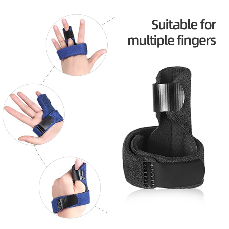 

Adjustable Finger Splint Fixed Sleeve Basketball Finger Guard Protector Sports Support Belt Prevent Tenosynovitis Arthritis