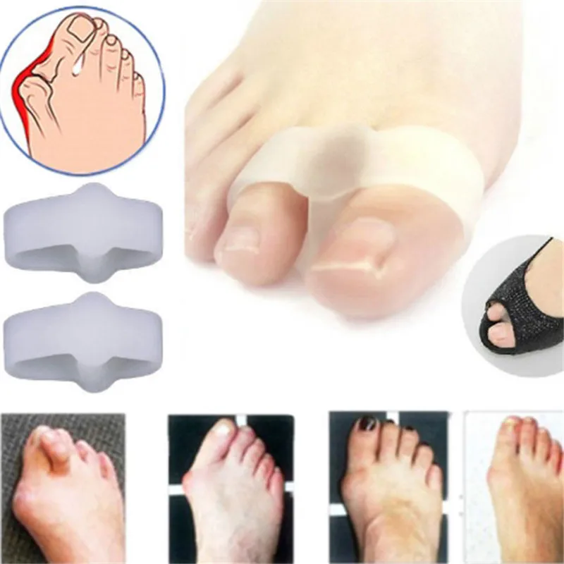 

1 пара, силиконовые разделители для пальцев ног, при вальгусной деформации