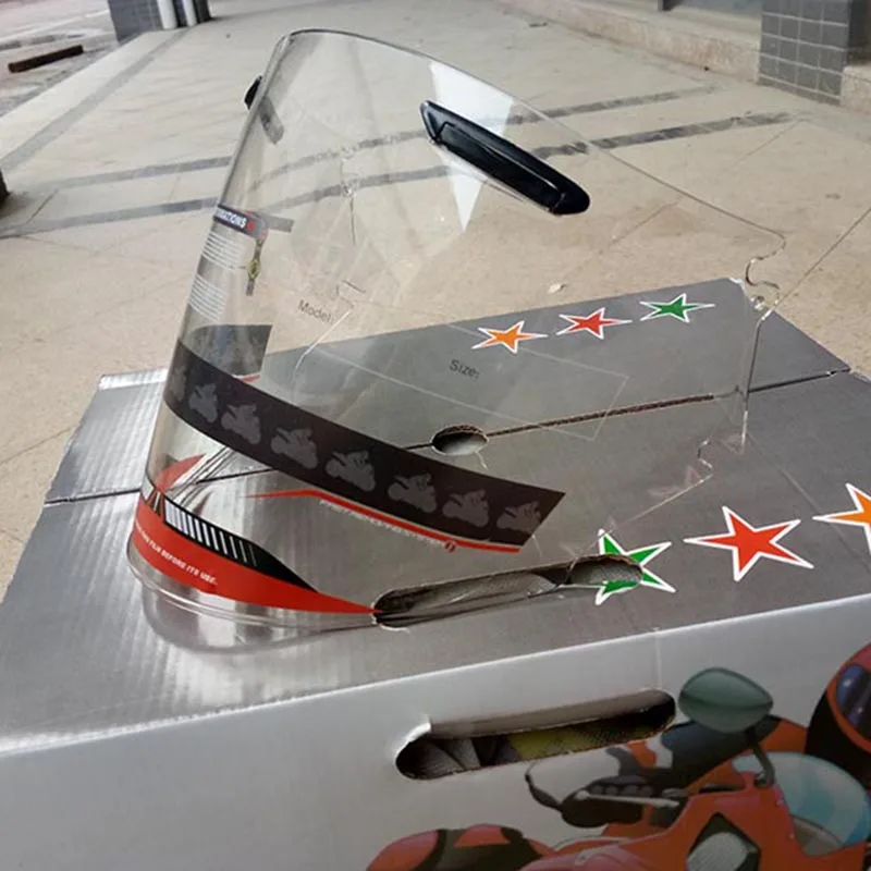 Motorcycle Half Helmet Visor Fitting for Arai Motorbike Lens with Clear Black Smoke and Rainbow Color Choose Available |