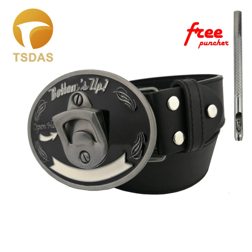 Серебряные мужские пряжки для ремня металлическая Розничная открывалка пивных