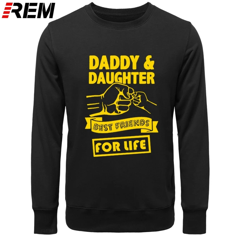 Папа и дочь лучшие друзья для жизни день отца подарок печать хлопок o-образным