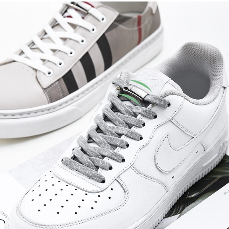 1Pair Magnetic Shoelaces Elastic Locking ShoeLace Creative Quick No Tie Shoe laces Kids Adult Unisex Sneakers Shoe Laces