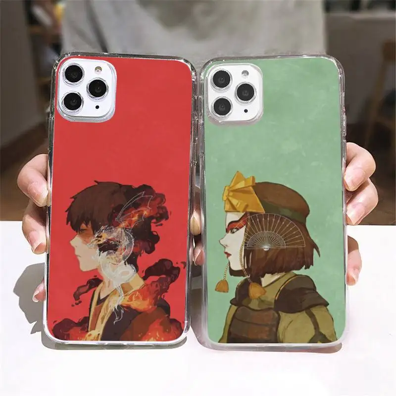 

Avatar The Last Airbender Phone Case Transparent soft For iphone 5 5s 5c se 6 6s 7 8 11 12 13 plus mini x xs xr pro max