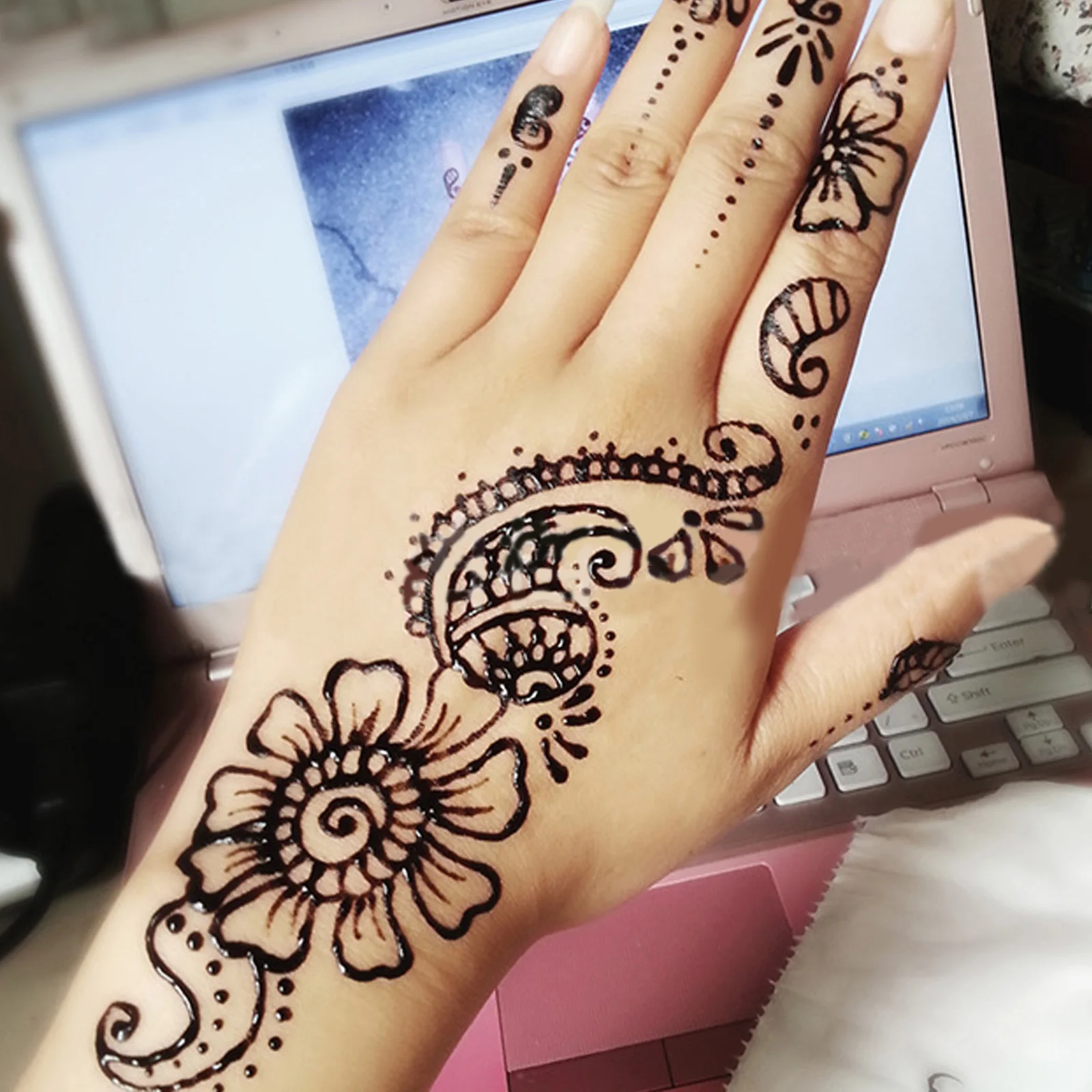 Тату паста конусная 4 шт. краска для тела временная татуировка профессиональная