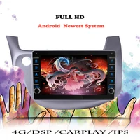 2 din car camera dsp 4g radio radio for honda fit jazz 1 with gps navigation multimedia player 4g wifi android 10 no dvd player