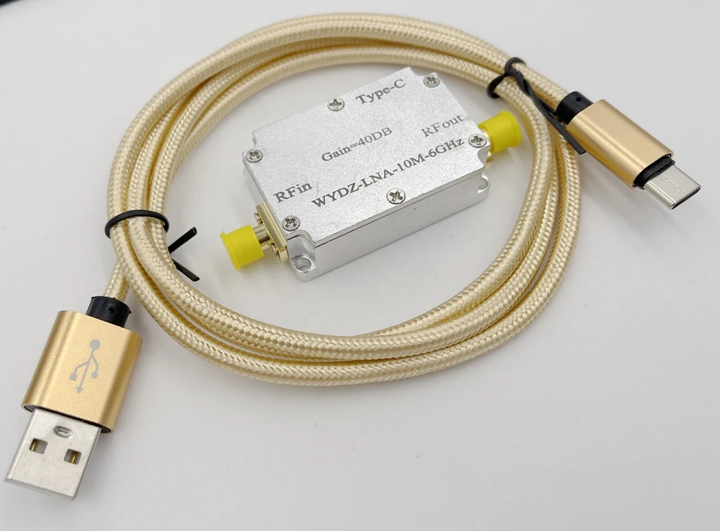 

High flatness amplifier 10M-6GHz gain 40DB RF signal driving or receiving front end